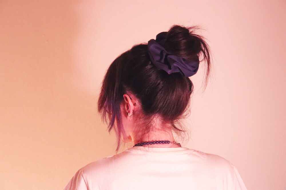 Scrunchie Fanchon (UPCYCLED)